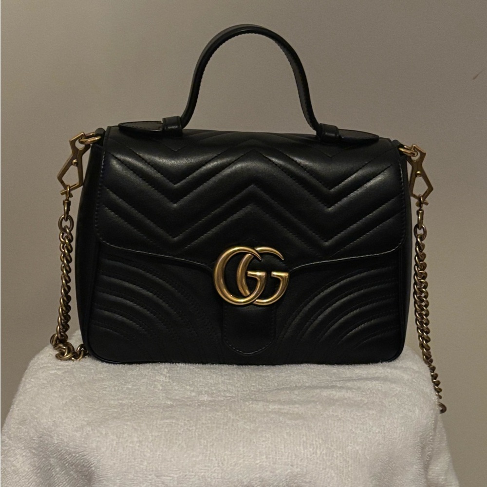 Gucci Marmont with top handle